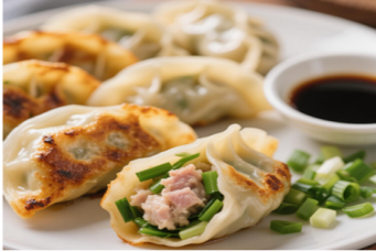 43g韭菜猪肉煎饺
